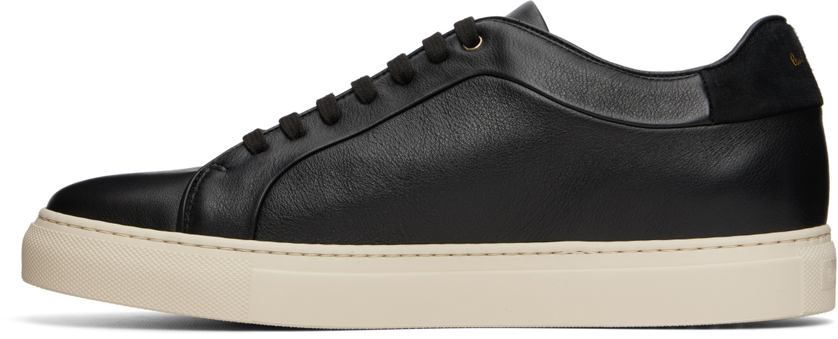 Paul Smith Black Leather Basso Sneakers