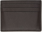 TOM FORD Brown T Line Card Holder