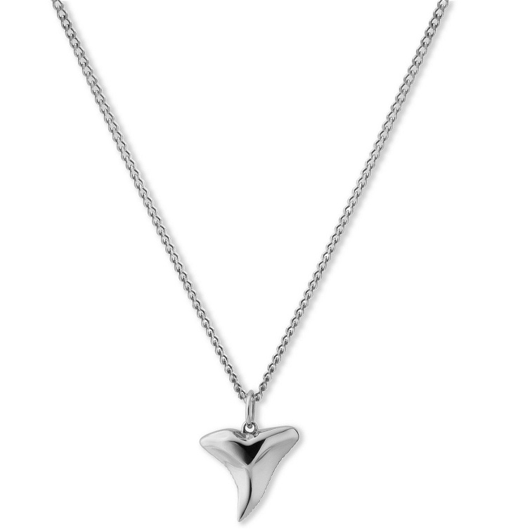 Photo: Miansai - Shark Tooth Sterling Silver Necklace - Silver