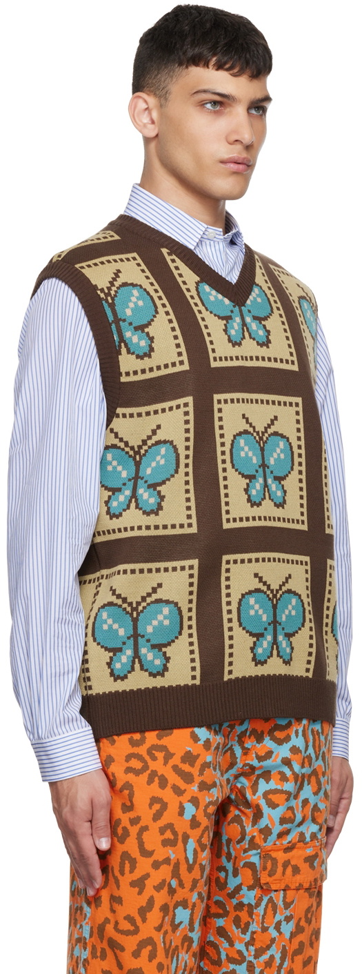 Awake NY Khaki Acrylic Vest