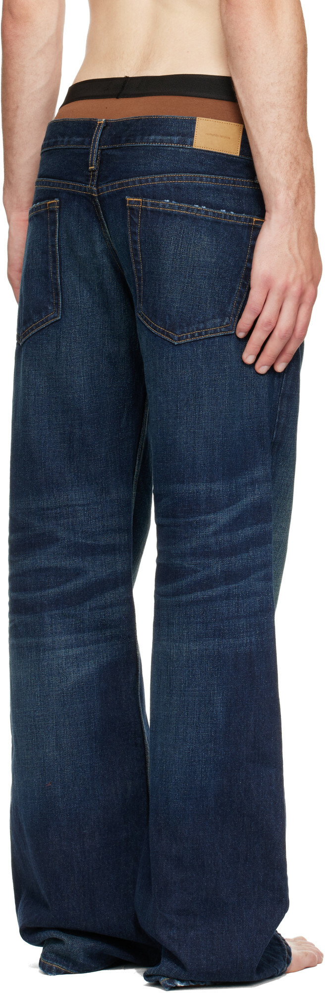 Raimundo Langlois Blue Bootcut Jeans
