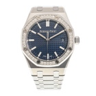 Audemars Piguet Royal Oak ''50th Anniversary'' Automatic Diamond Blue Dial Ladies Watch 77451ST.ZZ.1361ST.02