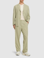 AURALEE Cotton & Silk Viyella Relaxed Fit Pants