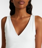 Tory Burch Double T belted swimsuit