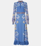 Etro Floral midi dress