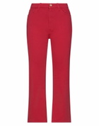 Manila Grace Womens Jeans in Red