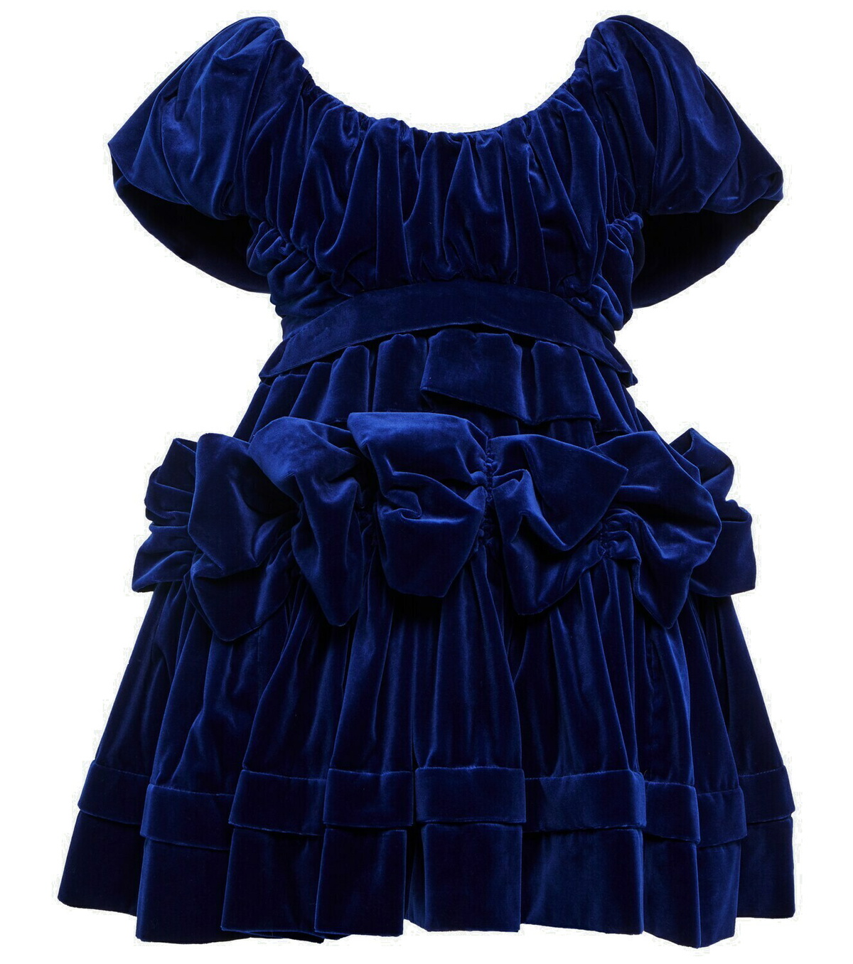 Simone Rocha - Puff-sleeve velvet minidress Simone Rocha