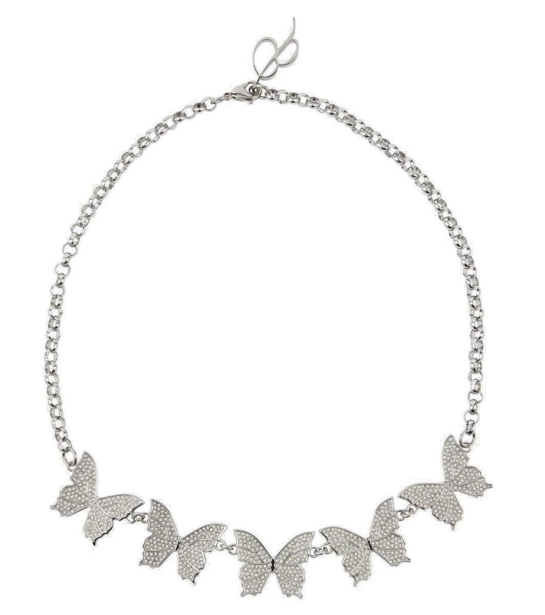 【関税込み】Blumarine シルバー Collana B チョーカー Blumarine B Choker Necklace Blumarine