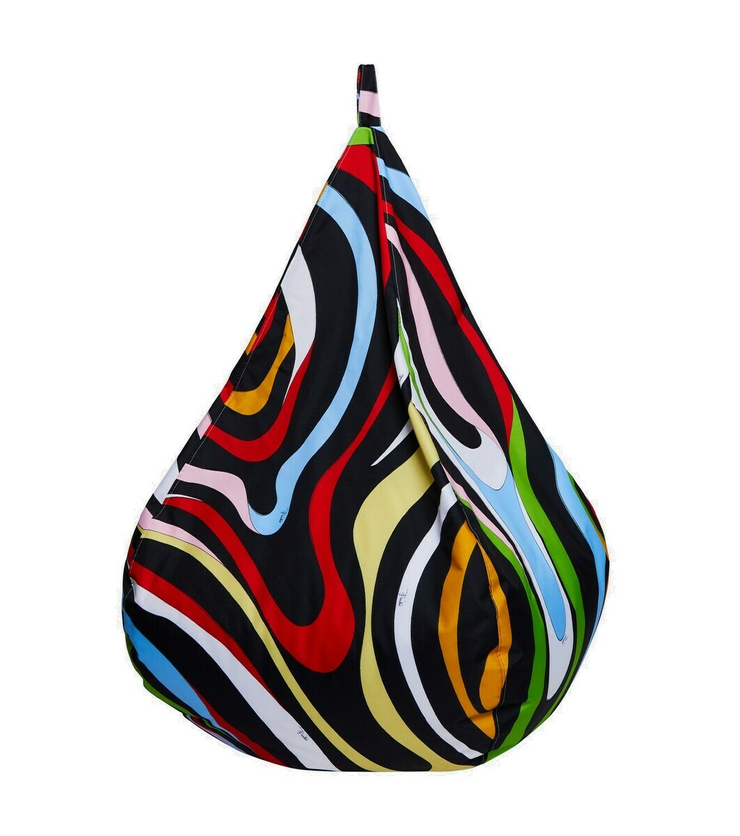 Pucci Printed canvas bean bag Emilio Pucci