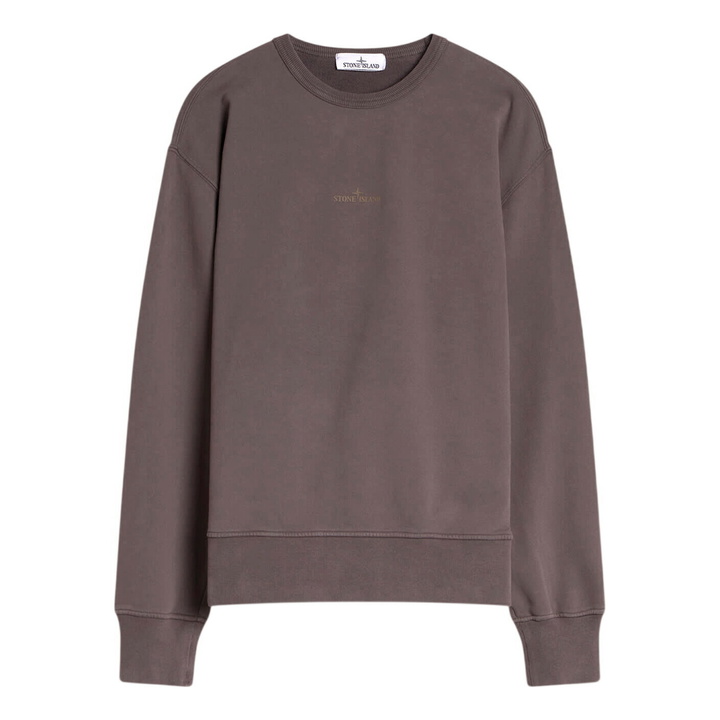 Photo: Stone Island Men's Camo Compass Print Sweatshirt in Must