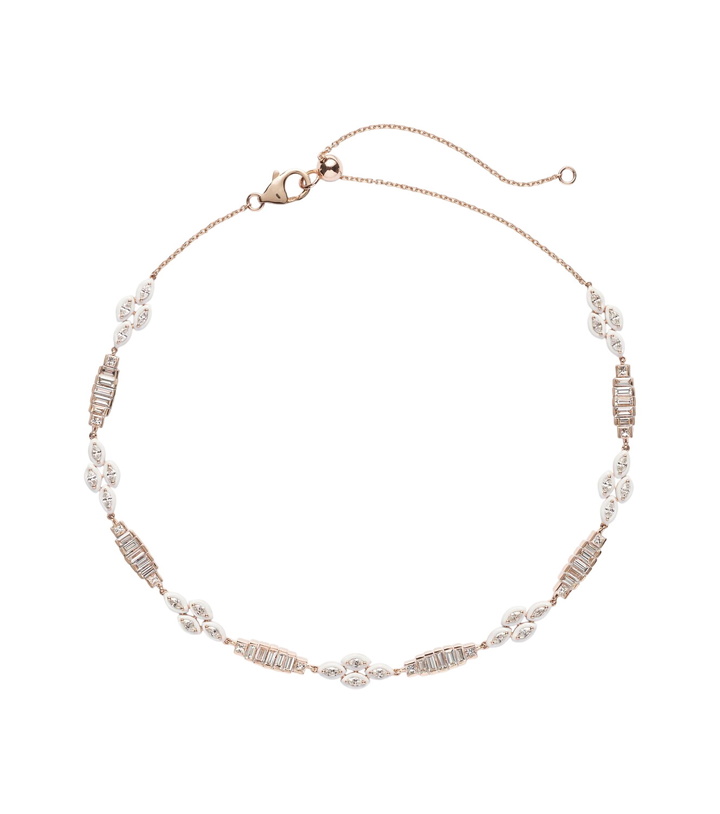 Photo: Kamyen 18kt gold choker with diamonds