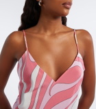 Pucci Marmo silk crêpe de chine maxi dress