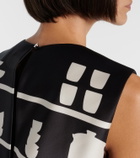 JW Anderson Mini Shift printed minidress