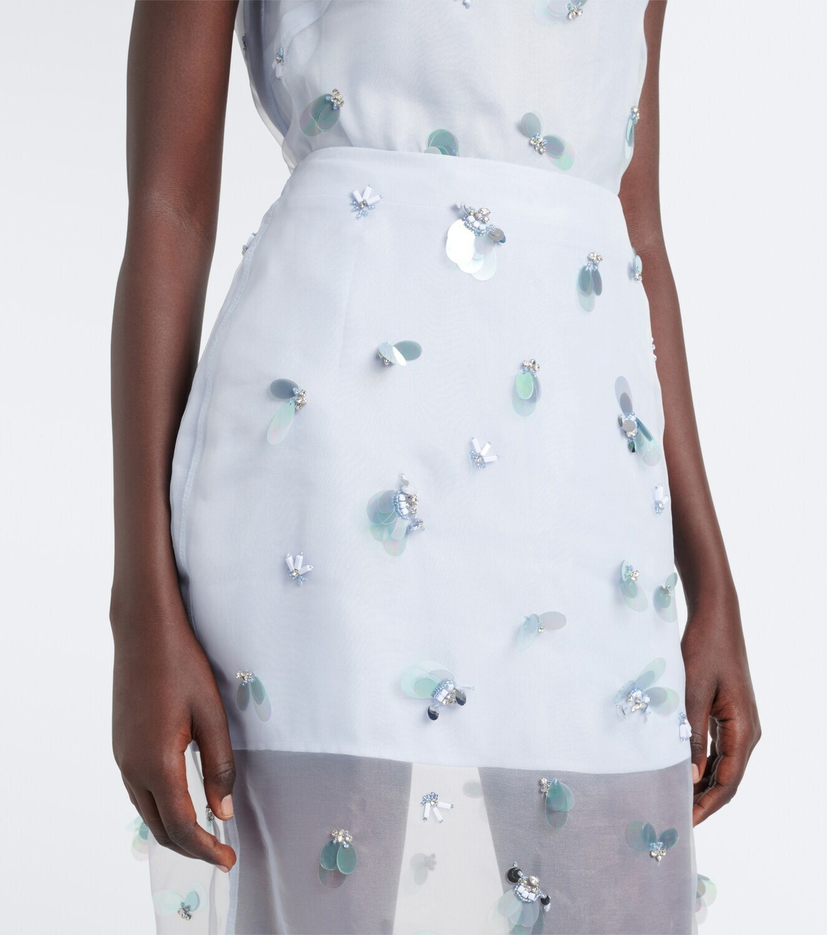 Simkhai Delilah embellished midi skirt