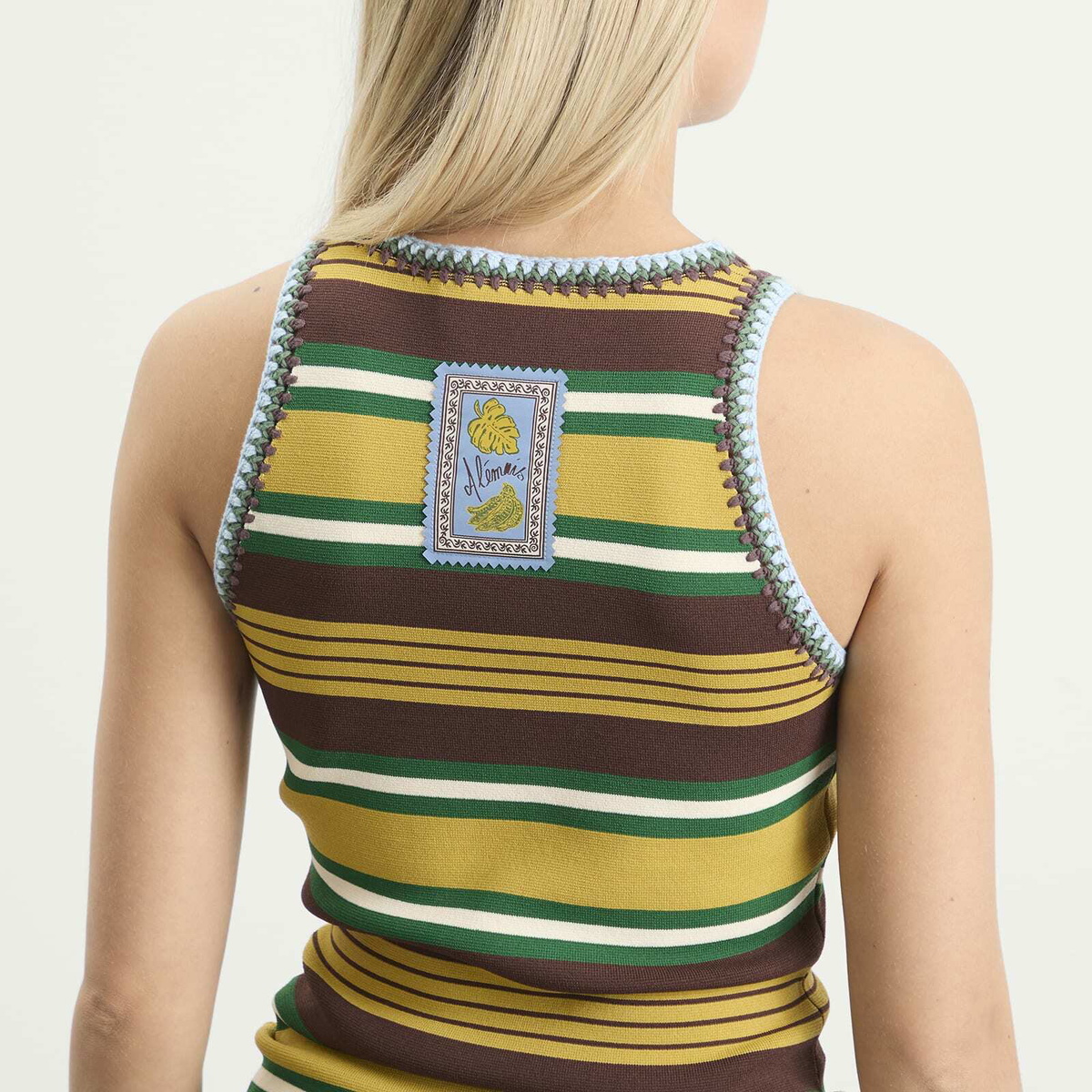 ALÉMAIS Women's Clover Knit Top in Stripe