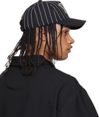 Y-3 Black Pinstripe Cap
