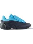 Raf Simons - Antei Mesh, Faux Leather and Nylon Sneakers - Blue