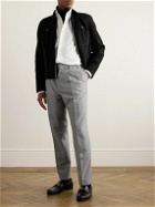 Brunello Cucinelli - Tapered Pleated Wool Trousers - Gray