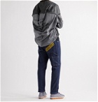 adidas Consortium - Human Made Logo-Print Colour-Block Shell Sweatshirt - Black