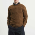 Howlin by Morrison Men's Howlin' Birth Of The Cool Crew Neck Jumper in Nuts