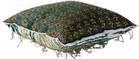 Luna Del Pinal White & Green Flower Topographic Cushion Cover