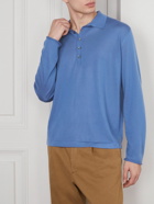 Massimo Alba - Cashmere Polo Shirt - Blue