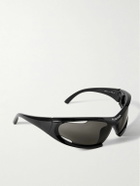 Balenciaga - Wrap-Around Acetate Sunglasses