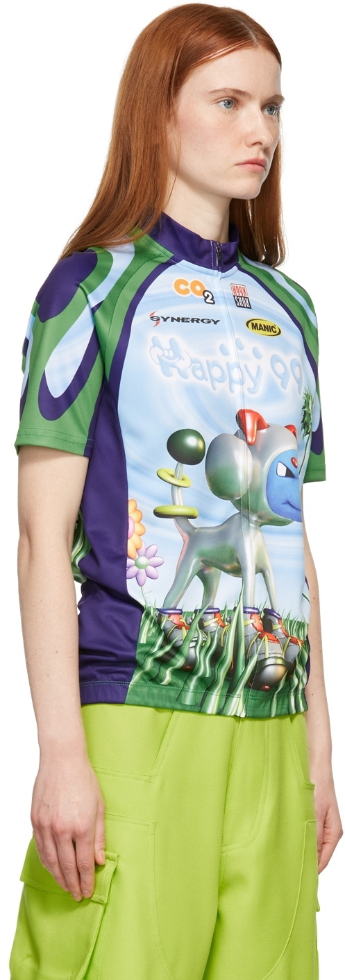 Happy99 Multicolor C.L.I.O Cycling T-Shirt