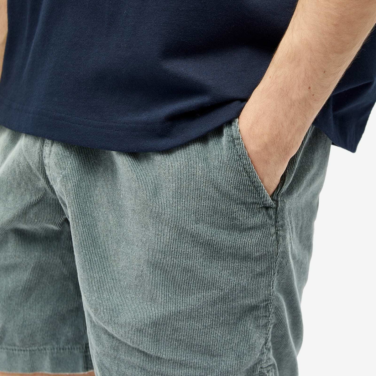 Save Khaki Men's Corduroy Easy Shorts in Petrol