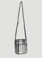 Thom Browne - Vertical Camera Crossbody Bag in Grey