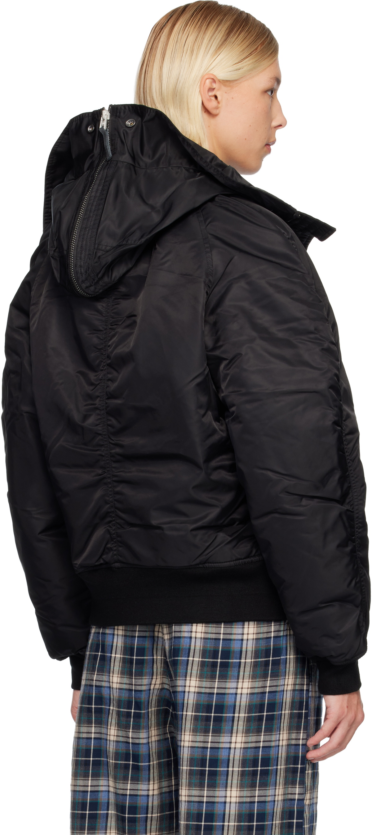 ERL Black Flight Bomber Jacket