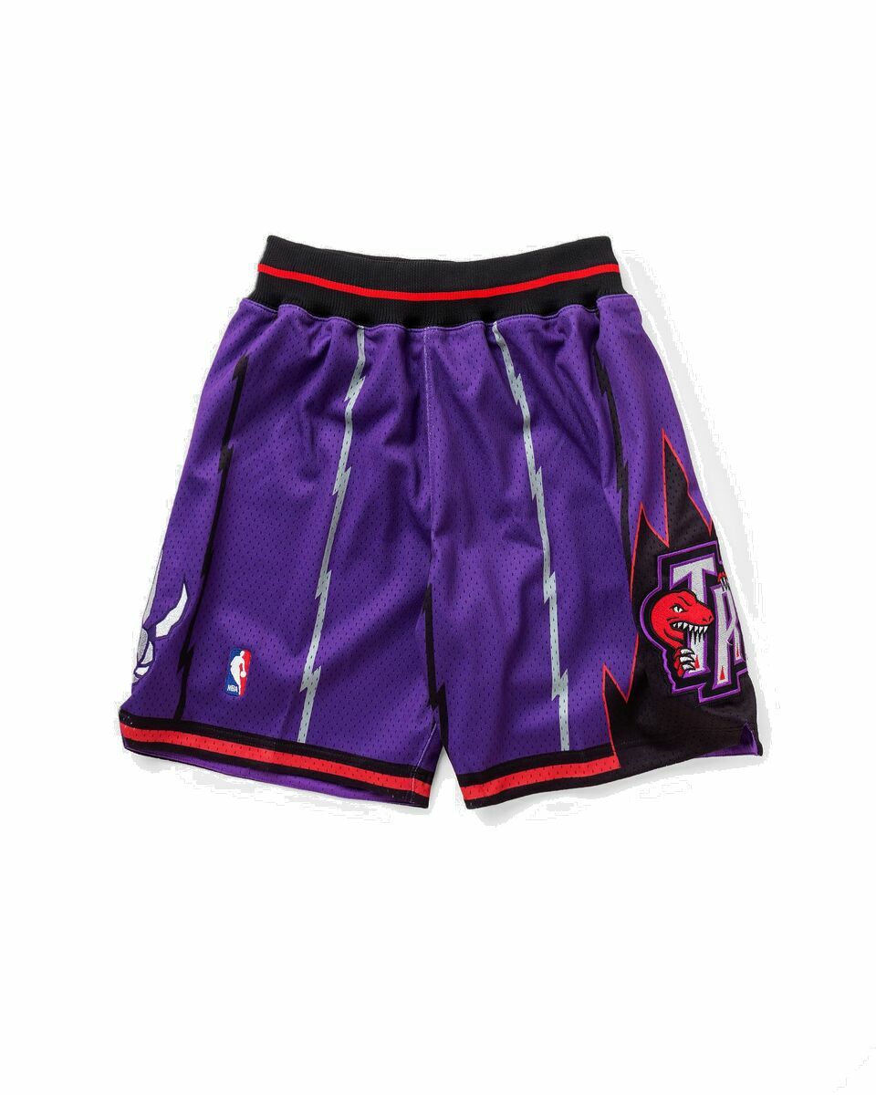 Photo: Mitchell & Ness Nba Authentic Shorts Toronto Raptors Road 1998 99 Purple - Mens - Sport & Team Shorts