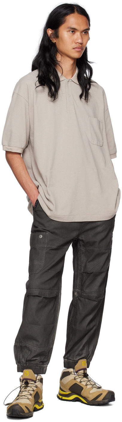Izzue Gray Spray Cargo Pants