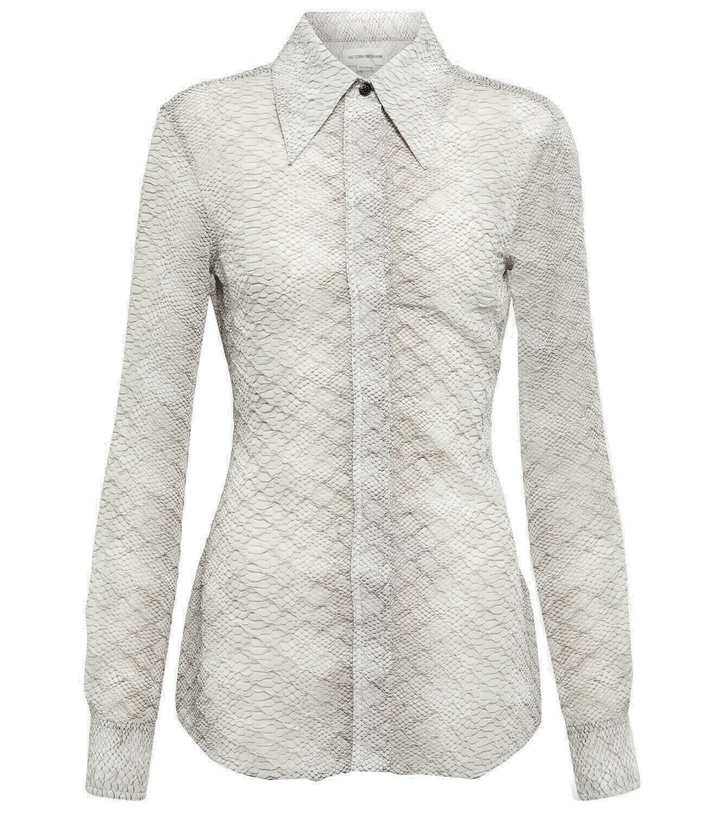 Photo: Victoria Beckham - Sheer shirt