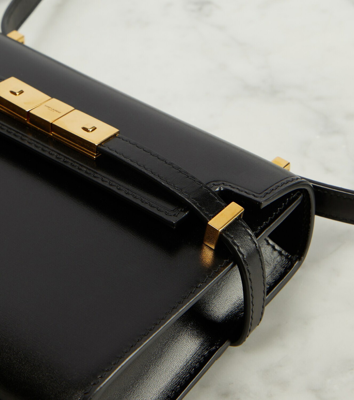 Saint Laurent Small black Manhattan bag