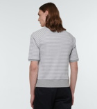 Thom Browne - Striped cotton polo shirt