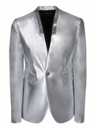 Sapio Lurex Fabric Jacket In Silver