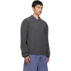 Marni Gray V Neck Sweater