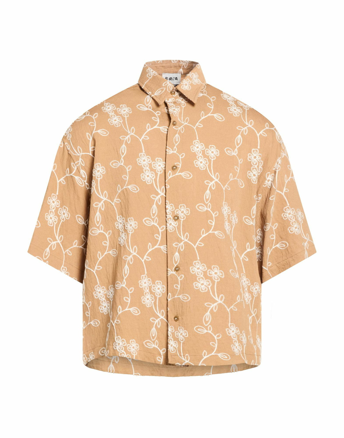 Berna Mens Shirt Camel