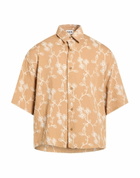 Berna Mens Shirt Camel