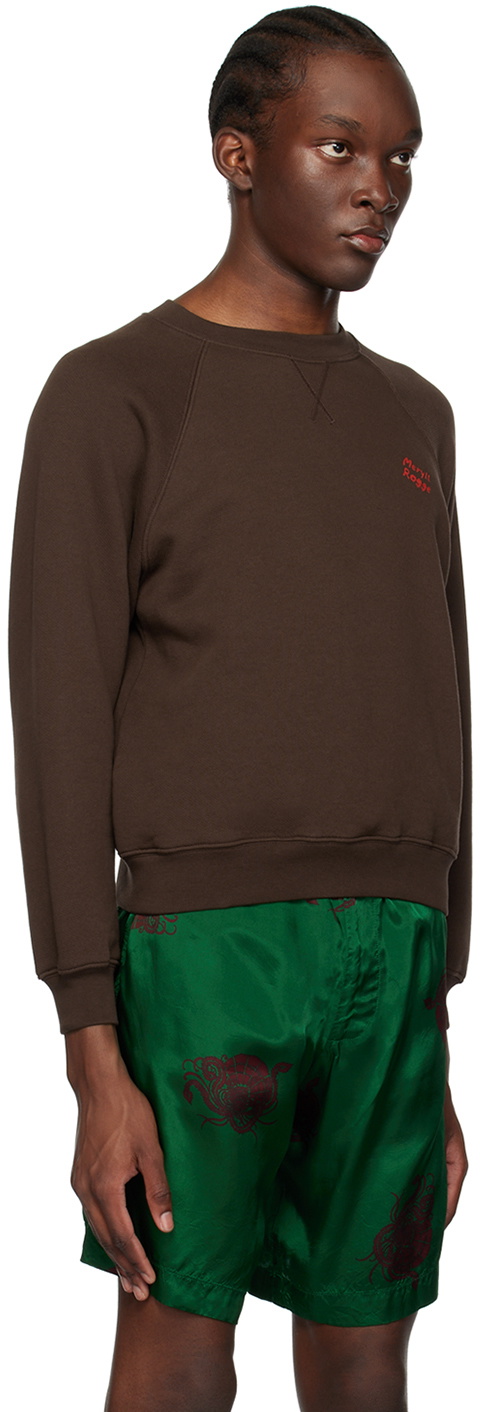 Meryll Rogge Brown Printed Sweatshirt
