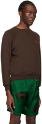 Meryll Rogge Brown Printed Sweatshirt