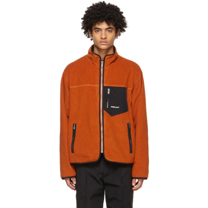 Photo: Ambush Reversible Orange New Fleece Jacket