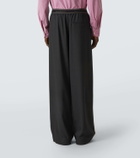 Acne Studios Logo embroidered wide-leg pants