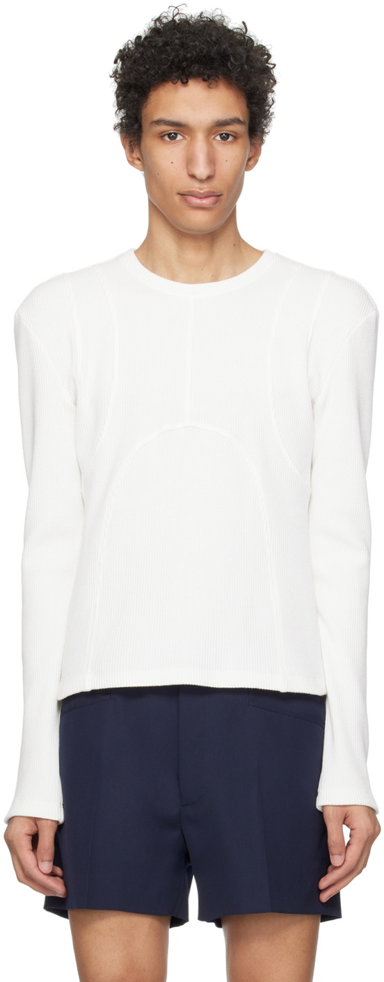 K.NGSLEY White Dani Long Sleeve T-Shirt