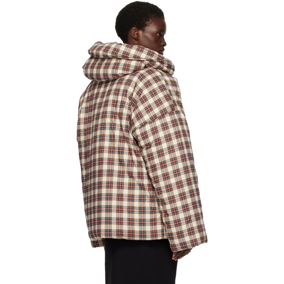 Dries Van Noten Off-White Check Jacket