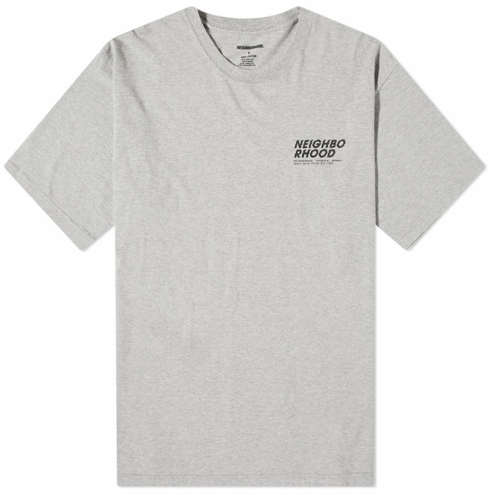 Photo: Neighborhood Men's 20 Printed T-Shirt in Grey