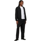 Hugo Black Modern-Fit Performance-Stretch Canvas Jacket