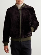 Yves Salomon - Reversible Shell and Shearling Bomber Jacket - Green