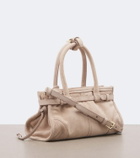Prada Prada Bonnie Mini suede top-handle bag